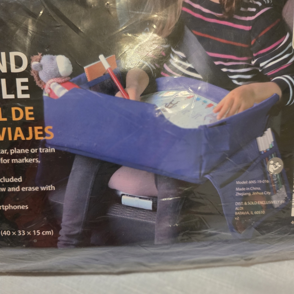 Auto XS Portable Travel and Game Table - Blue. New In Package - Picture 4 of 4